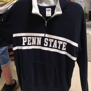Navy Blue Penn State Quarter Zip Long Sleeve